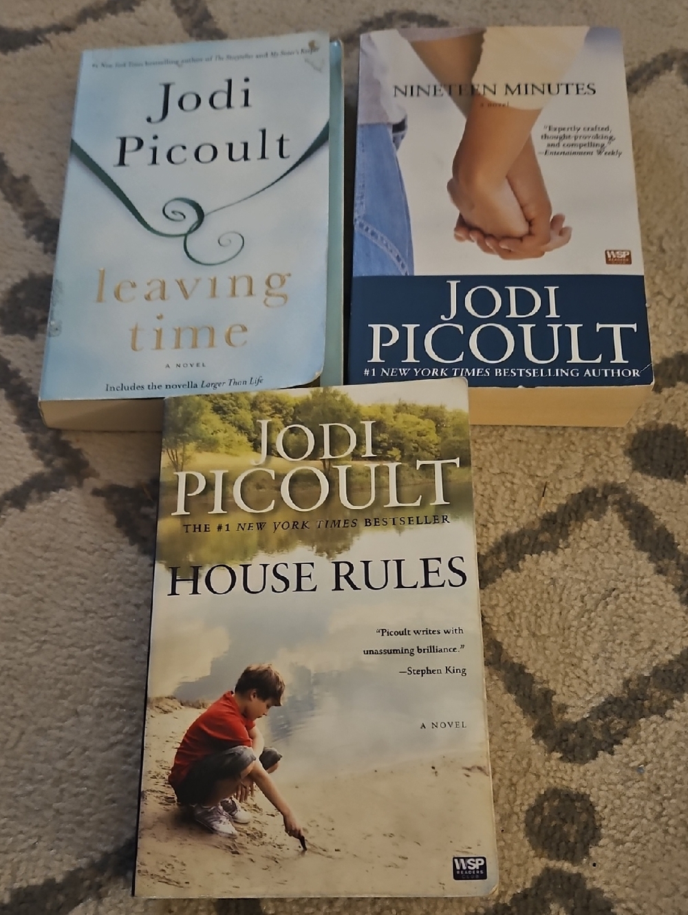 'House Rules' Paperback Book - Cream/Green Cover